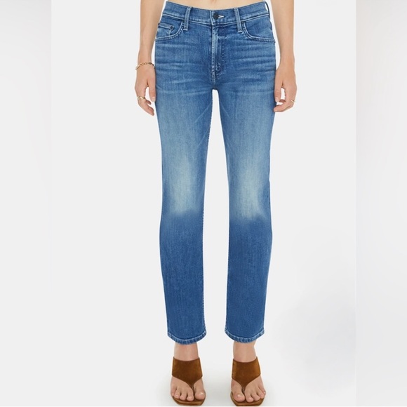 MOTHER Denim - NWT MOTHER The Mid Rise Ankle Rider in Wish On A Star Size 25